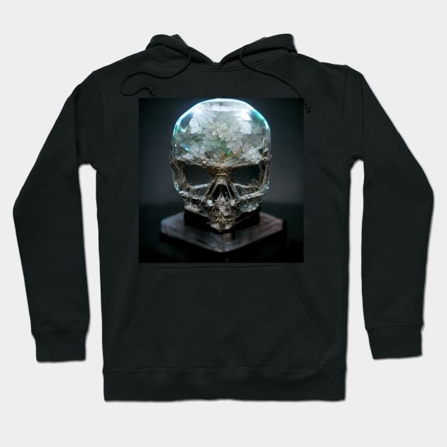 Crystal Skull Hoodie by DarkAgeArt